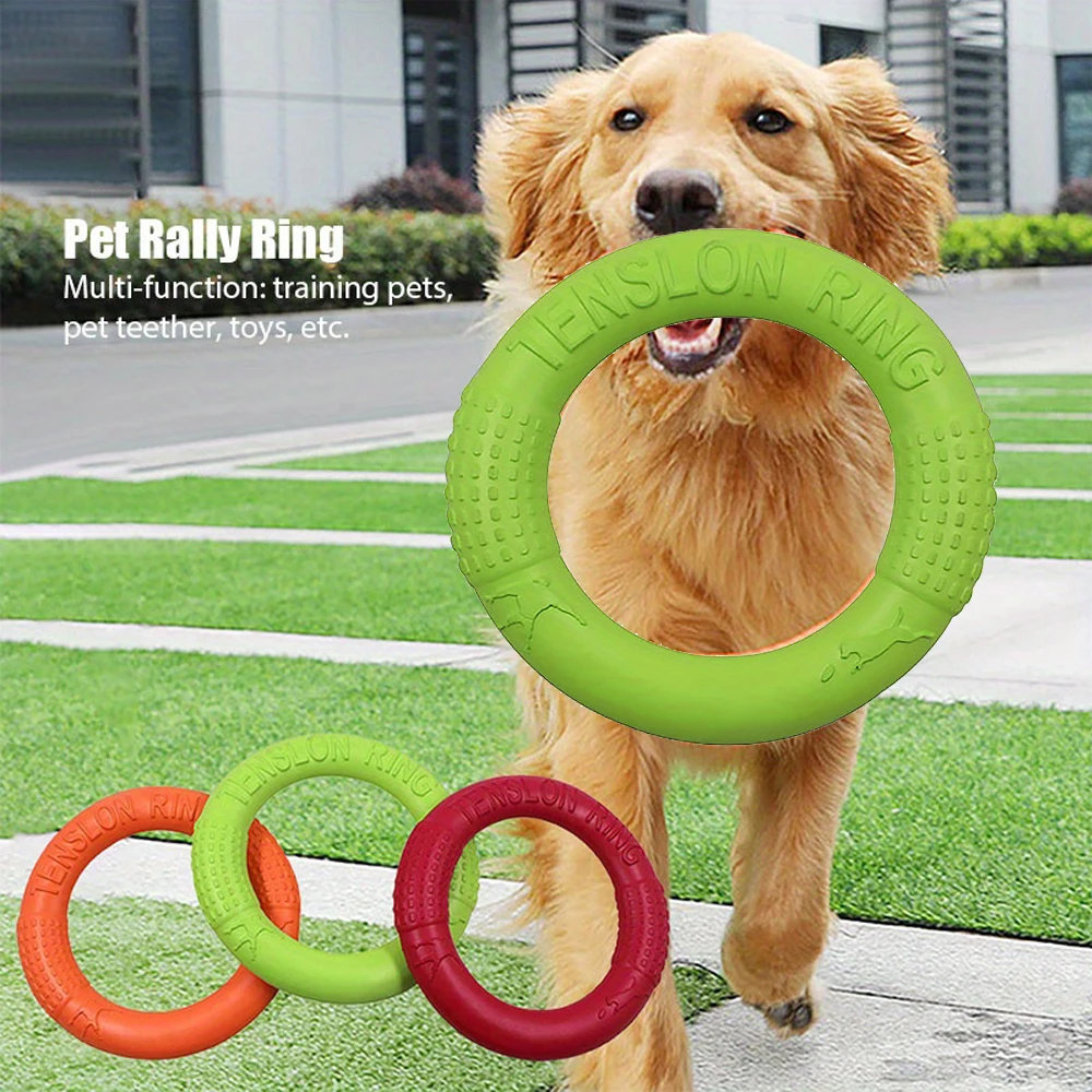 Flying Disc Dog Training Toy - لعبة حيوانات أليفة بقرص طائر خارجي