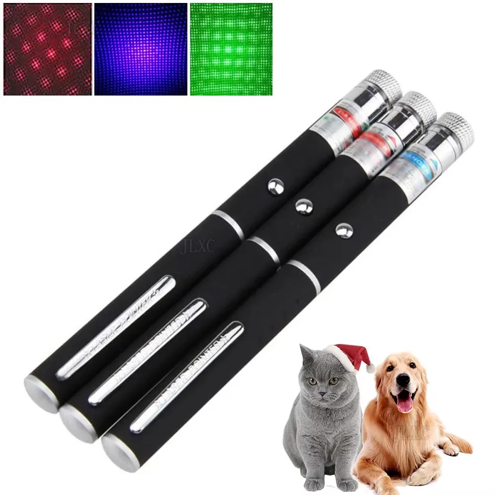 Laser Pointer Cat Toy Automatic - (لا تشمل البطاريات) مؤشر ليزر أخضر