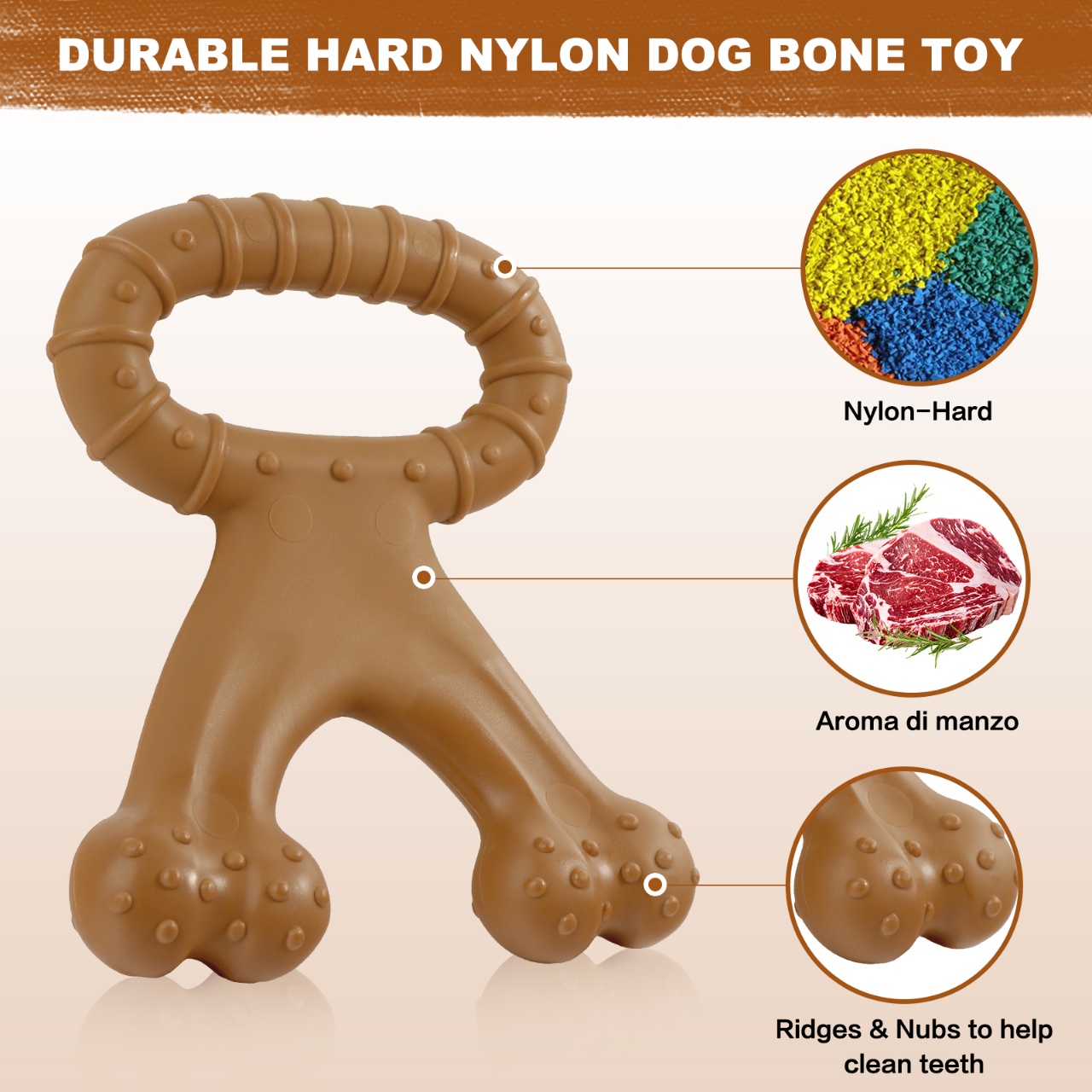لعبة مضغ تفاعلية للكلاب على شك - مراجعة Teeth Cleaning Dog Chew Bone وسعره