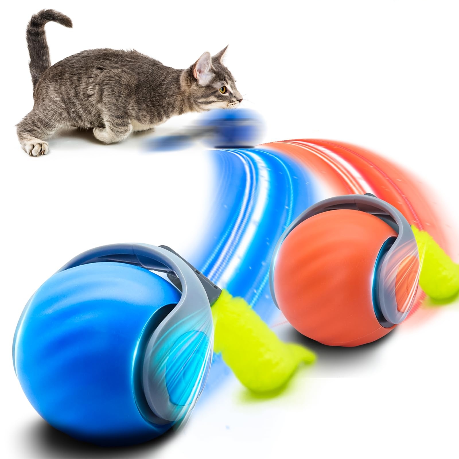 ألعاب كروية تفاعلية للقطط، كرة - مراجعة Automatic Moving Dog Ball وسعره