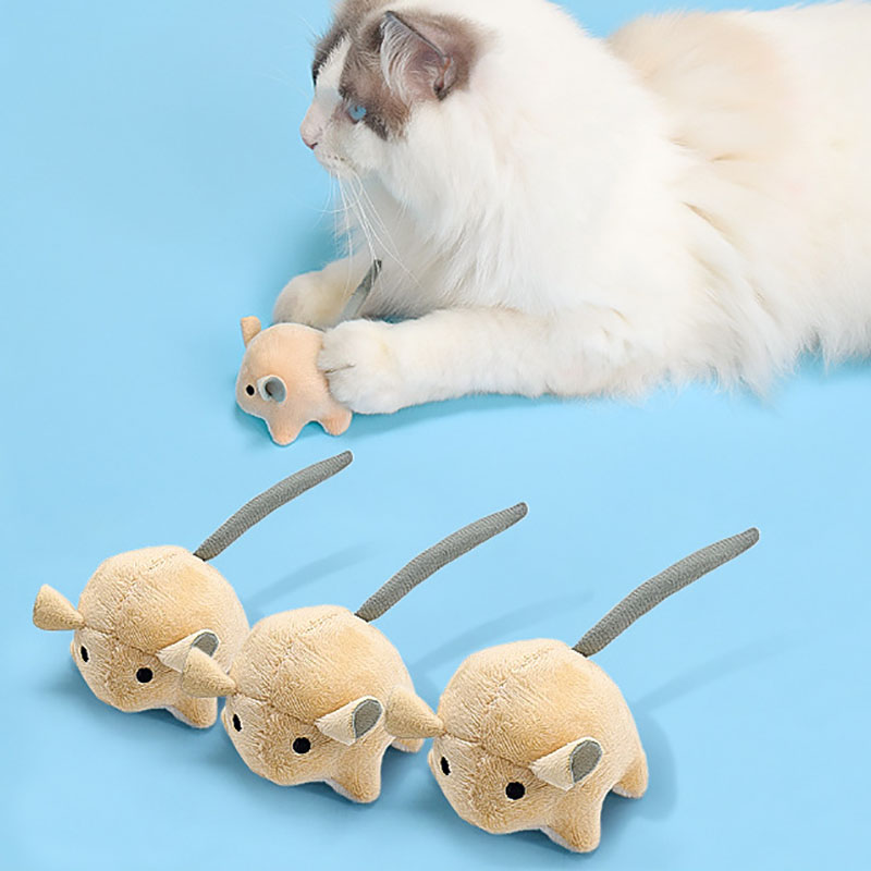 ألعاب الفئران المحشوة بالنعناع - مراجعة Catnip Interactive Plush Mouse وسعره