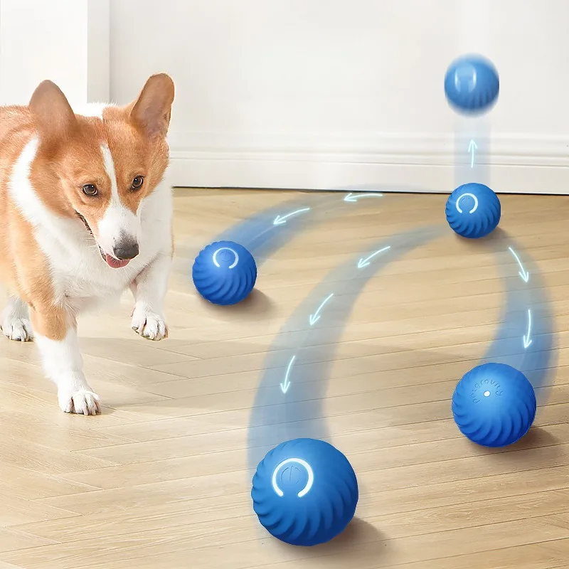 @1G-كرة لعبة للحيوانات الأليفة - مراجعة Automatic Moving Dog Ball وسعره
