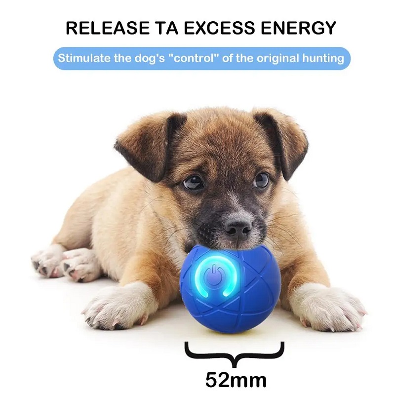 لعبة الكلب الكرة التفاعلية الم - مراجعة Automatic Moving Dog Ball وسعره