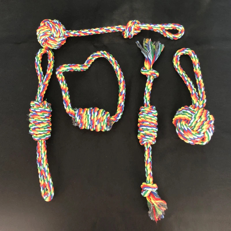 ألعاب حبل متينة للكلاب للعض ال - مراجعة Dog Rope Toy Aggressive Chewers وسعره